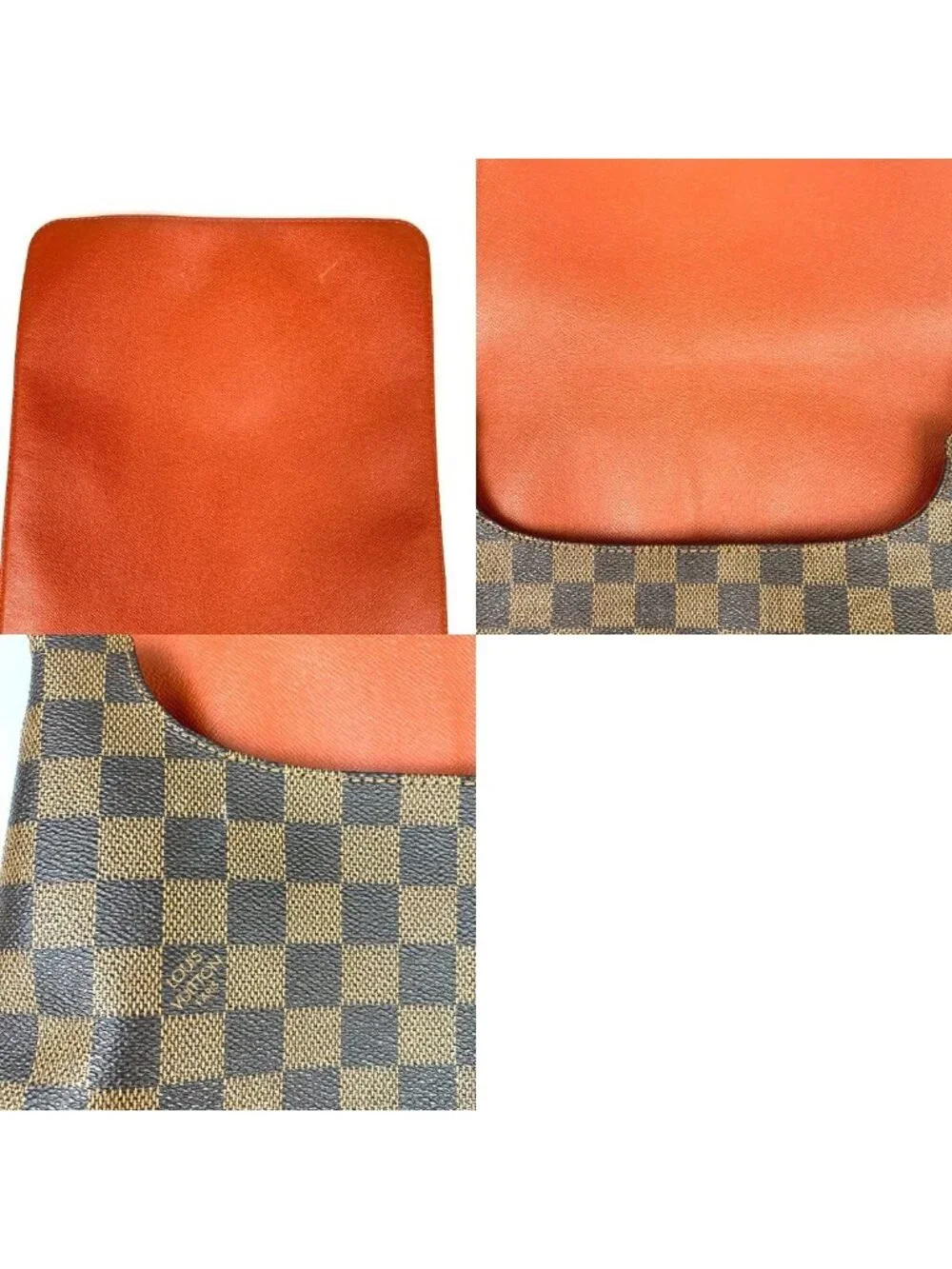 Louis Vuitton Damier Musette Shoulder Bag Brown